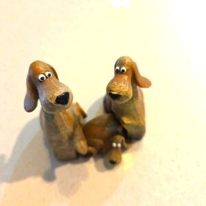 Family Of Dogs Figurines